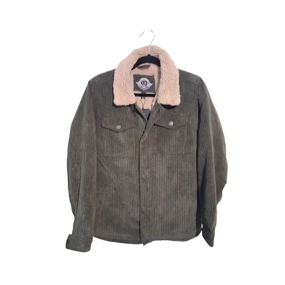 Urban‎ Republic Boys' size XL 18/20 Sherpa Lined Corduroy Western Jacket Mens S